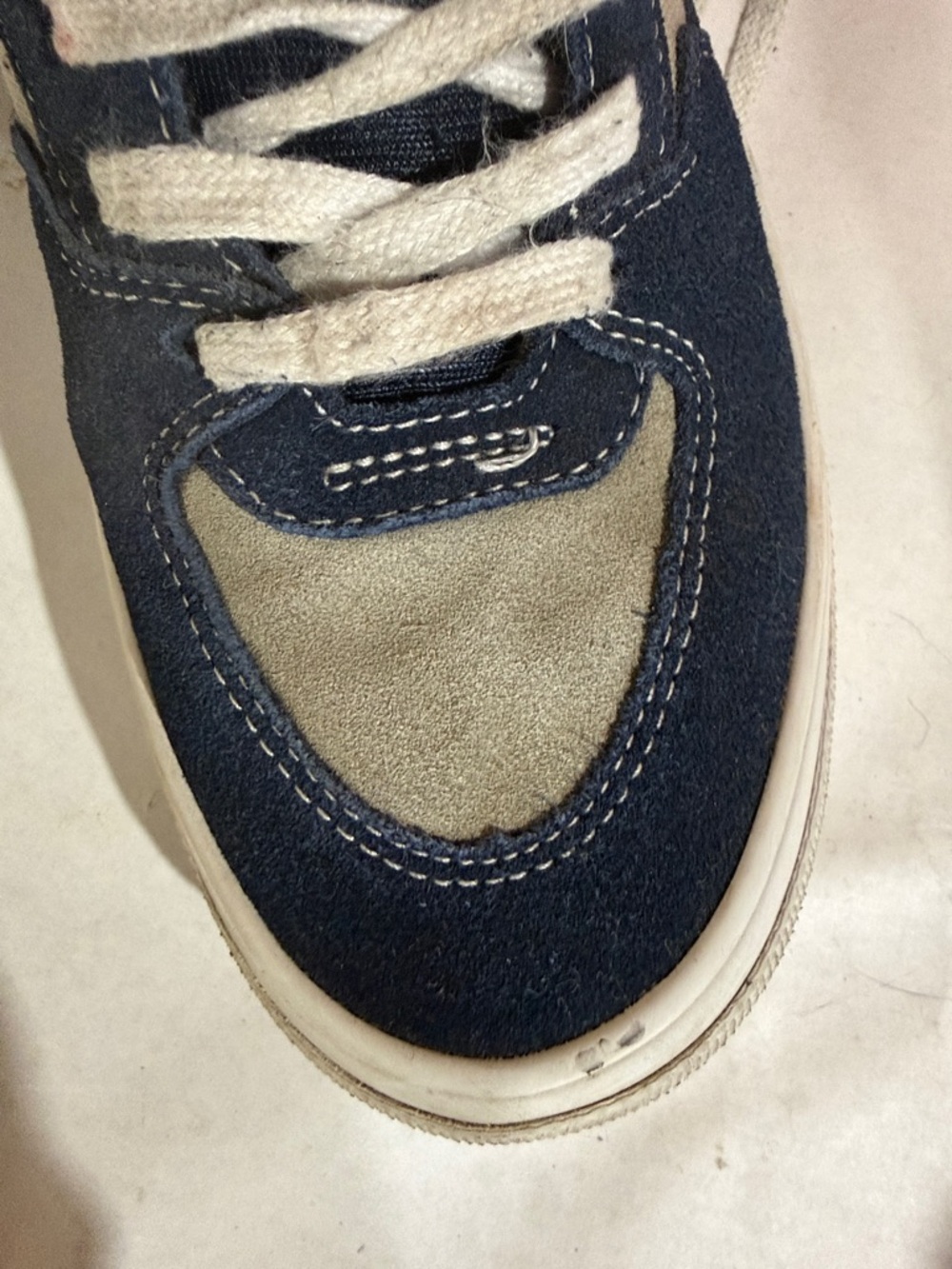 Vans Navy, Gray & Orange Half Cab Skate Shoes 7 - Picture 9 of 13